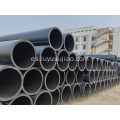 Tuberías de agua potable de HDPE y accesorios de soporte.